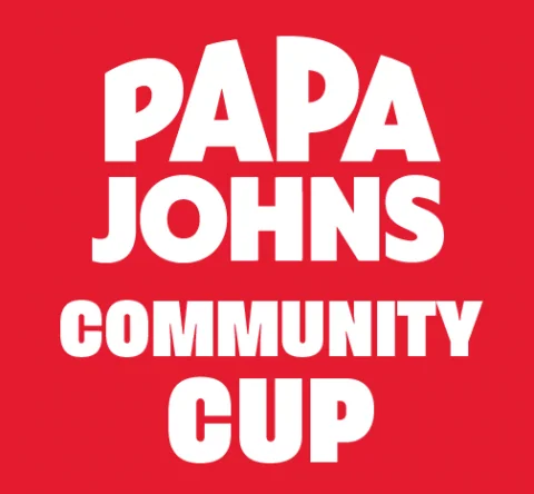 papa johns community cup logo