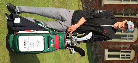 JIMMY MULLEN photographed by Royal North Devon GC professional/coach Michael Wilson before 2015 Walker Cup
