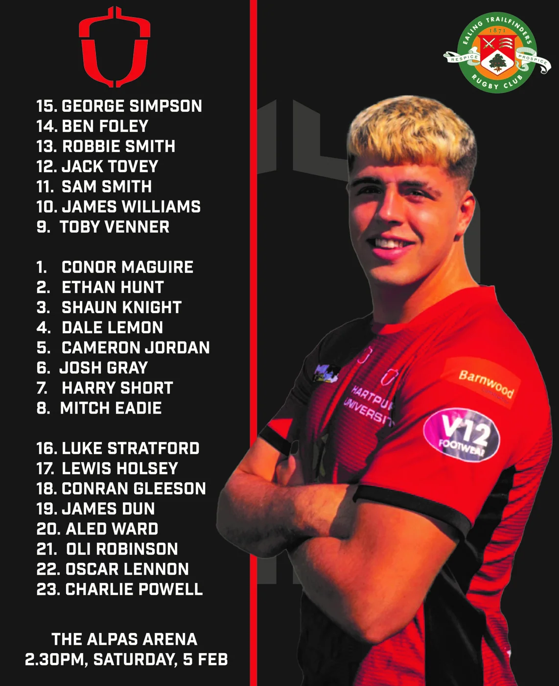 Hartpury vs Ealing