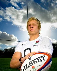 exeter-born England Saxons and Harlequins centre Matt Hopper, image courtesy and copyright phil mingo at pinnacle
