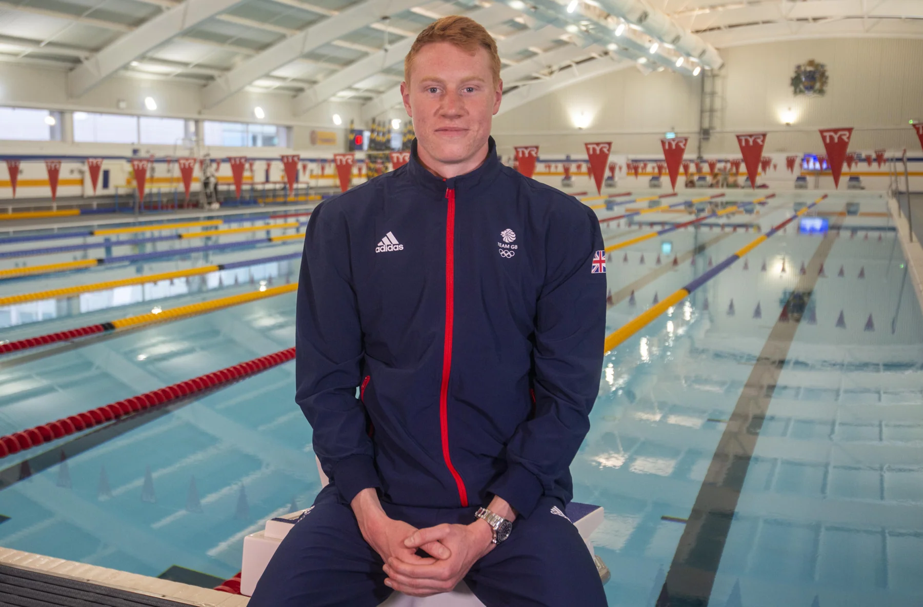 Tom Dean swimming