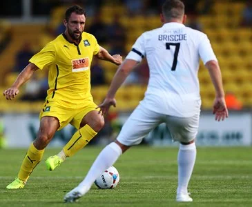 summer time ago... pre-season 2014 Argyle @ Plainmoor DAVE ROWNTREE action image