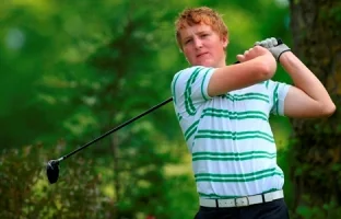 Gloucetershire amateur golfer Tyler Hogarty image courtesy & copyright tomwardsport.com