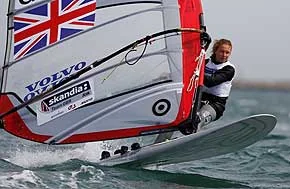 windsurfing star izzy hamilton, courtesy and copyright RYA / Paul Wyeth