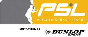 2013 Premier Squash League supported by Dunlop Sport logo