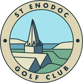 st enodoc golf club logo